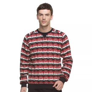 VTG Adidas X Run DMC All Over Print Crew Neck Sweatshirt Unisex Labeled Youth S